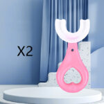 Children's U-shaped Food Grade Soft Rubber Toothbrush - Image 9