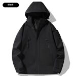 Single-layer Outdoor Shell Jacket Thin Windproof Waterproof Mountaineering Suit - Image 6