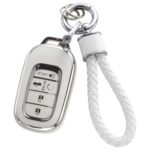 Silver Edge Car Key Cover Cover Matching Car Key Chain Pendant - Image 3