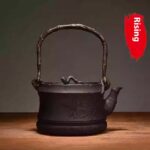 Handmade Iron Pot Chinese Lost-wax Casting Craft Cast Iron Teapot - Image 6