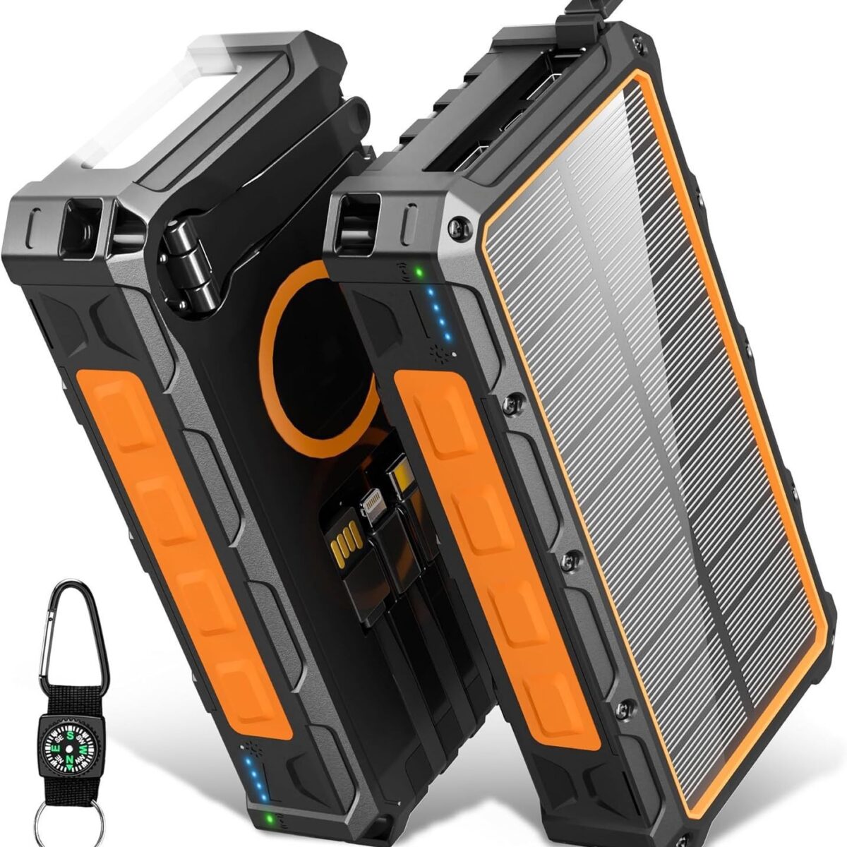 Solar Hand Power Generation Portable Wireless Charging Power Supply - Image 3