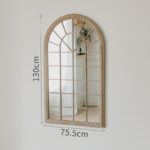 Retro False Window Decoration French Wall Mirror Landing - Image 6
