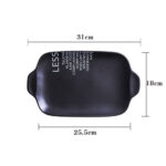 Literary Simplicity Creative English Ceramic Binaural Dish - Image 5