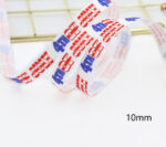 Stars And Stripes Ribbon Dovetail Bowknot Hair Ring Double Stitching Dovetail Ribbon - Image 9