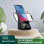 Creative Clock Wireless Charging Bluetooth Speaker - Image 2