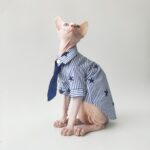 Thin Cotton Shirt Breathable Refreshing Sphinx Hairless Cat German - Image 2