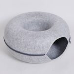 Four Seasons Available Cat Round Felt Pet Nest - Image 3