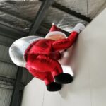 Christmas Decoration Inflatable Climbing Wall Santa Claus Inflatable Model - Image 2