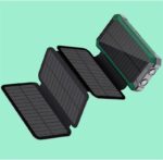 With Four-wire Large Solar Charging Unit Folding Wireless Charger Power Bank - Image 9