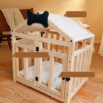 Indoor Solid Wood Doghouse Removable And Washable - Image 4