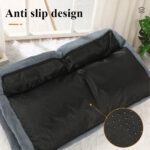Plush Pet Bed Washable Cats Dogs Sleeping Sofa Thicken Warm Puppy Cat Couch With Anti-Slip Bottom With Detachable Cover Gift For Pet Lovers - Image 5