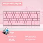 Mechanical Keyboard 82 Keys White Backlight Style Game - Image 6