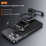Metal Airbag Anti-fall Shell Phone Case Protective Shock Absorption Aerospace Grade Aluminum Holder Cover - Image 2