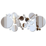 Big And Small Circles Mirror Sticker 3D Stereo Acrylic Wall Decoration - Image 5