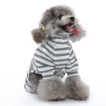 Summer Dog Clothes Striped Home Pajamas Thin - Image 8