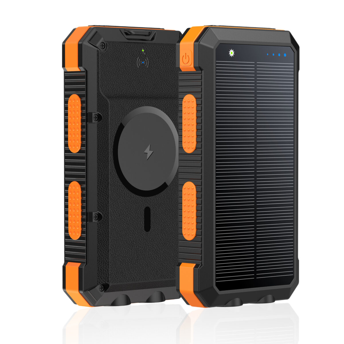 Solar Magnetic Wireless Charger Power Bank 20000 MA Outdoor Lighting Waterproof - Image 7