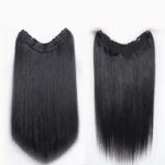 Women's Long Straight Hair Hairpiece  Without Mark - Image 2