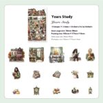 Retro Stickers Life Landscape Series Journal Decoration - Image 8