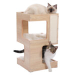 Solid Wood Double Layer No Trace Stickers Sisal Cat Nest - Image 10