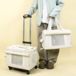 Pet Trolley Double-deck Bus Luggage Cat Bag Portable - Image 2