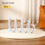 Folded Cat Tunnel S Type Cats Tunnel Spring Toy Mouse Tunnel Cat Outdoor Cat Toys For Kitten Interactive Cat Supplies - Image 10
