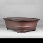 Half-handmade Purple Sand Retro Rectangular Simple Flower Pot - Image 4