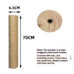 Cat Climbing Pillar Solid Wood Hemp Rope Sky Pillar - Image 10