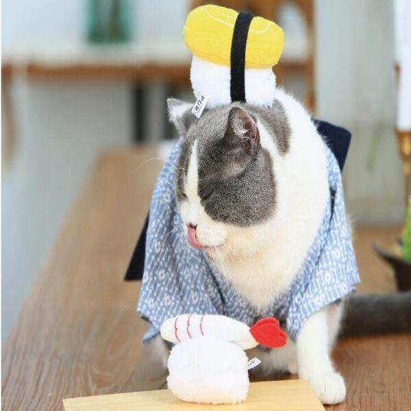 Sushi Catnip Toy Self-hey Relieves Boredom And Bite-resistant Pet Supplies