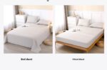 Four-piece Linen Bedding Set With Fitted Sheet And Fitted Sheet - Image 5