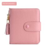 Korean Style Large Capacity Tassel Snap Solid Color Multiple Card Slots Driving License Protective Cover - Image 4