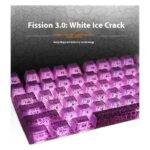 White Fission Side Carving Transparent Keycap - Image 6