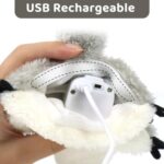 Cat Toys Flapping Squirrel, Lifelike Squirrel Sound And Rechargeable Touch Activated Kitten Toy Catnip Kicker Interactive Exercise Toys For All Cats - Image 6