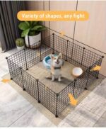 Dog Pen Indoor Dog Cage Small Medium Dog Home Isolation Door Pet Fence Kennel Dog Cage - Image 7