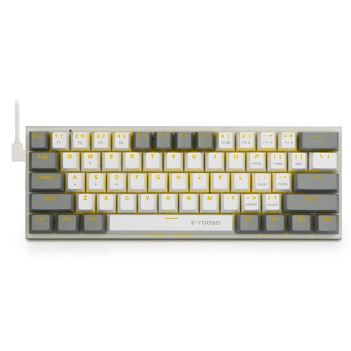 Key Mechanical Keyboard Two Colors Key CAP Computer E-sports Game MonochromeRGB Light - Image 10