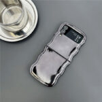 Simple Electroplating Foldable Screen Phone Case - Image 7