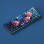 Oil Painting Style Side Carving Transparent Original PBT Atk68 Key Cap - Image 2