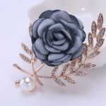 Fabric Flower Lady Temperamental Pin Sweater Coat Cardigan Women's Corsage Clothing Accessories - Image 6