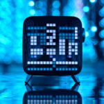 Pixel Screen Bluetooth Speaker Home Rgb Light Pollution - Image 4