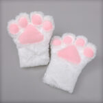 Japanese Cute Adorable Plush Cosplay Performance Props Net Red Cat Paw Gloves - Image 9