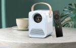 Projector Home HD 1080P Portable Projector Office Wifi Mobile Phone With Screen Home Theater - Image 3