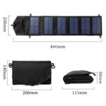 Solar Charging Board Panel Outdoor Power Bank Portable - Image 2