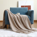 Office Sofa Nap Knitting Blanket - Image 5