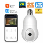 Graffiti Style 2K4MPWiFi Surveillance Camera E27 Interface - Image 3