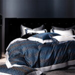 160 Long-staple Cotton Yarn-dyed Four-piece Jacquard Beddings - Image 5