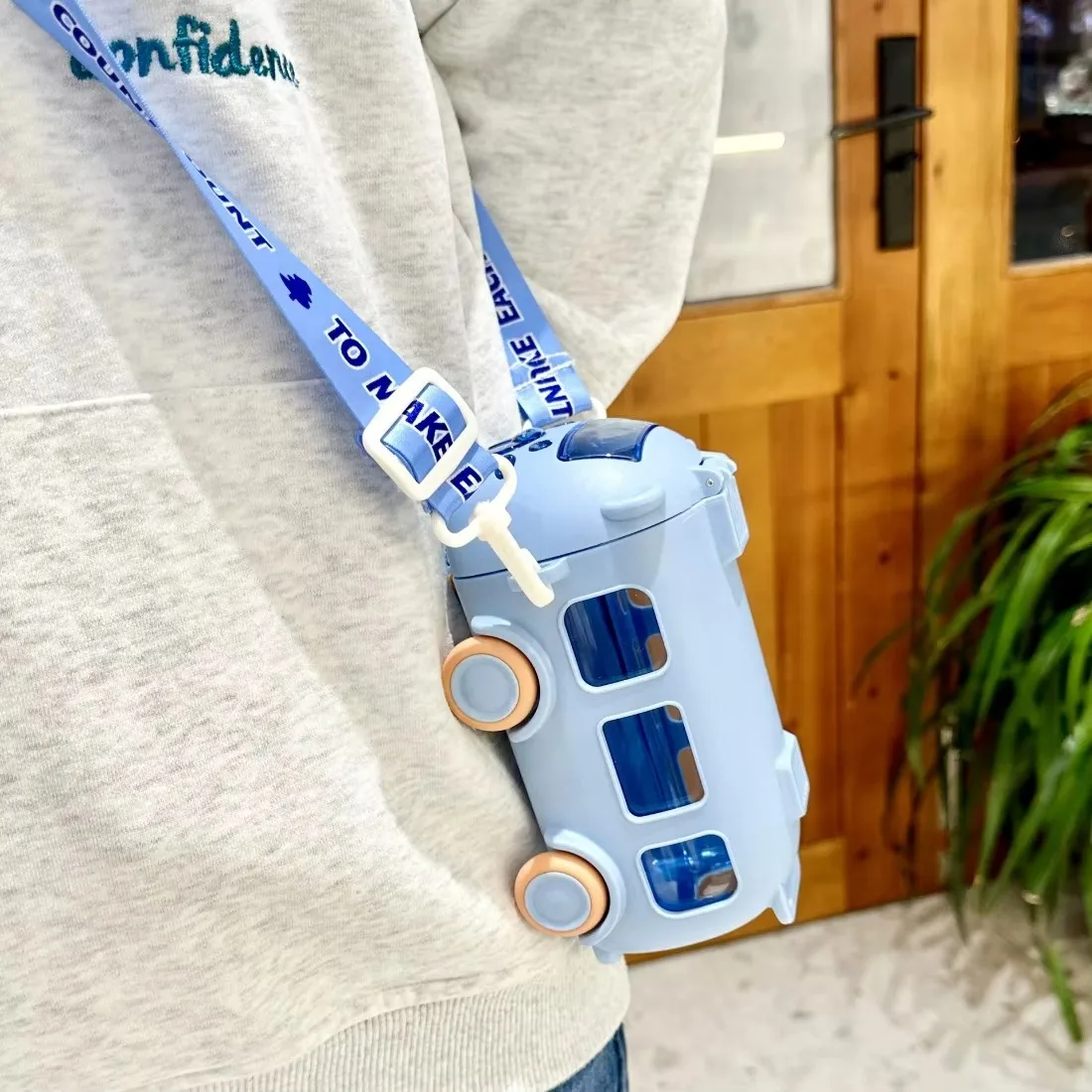 Cute Car-Shaped Straw Cup – BPA-Free Pop-Up Lid Tumbler for School, Outdoors & Travel (Kids & Teens) - Image 3