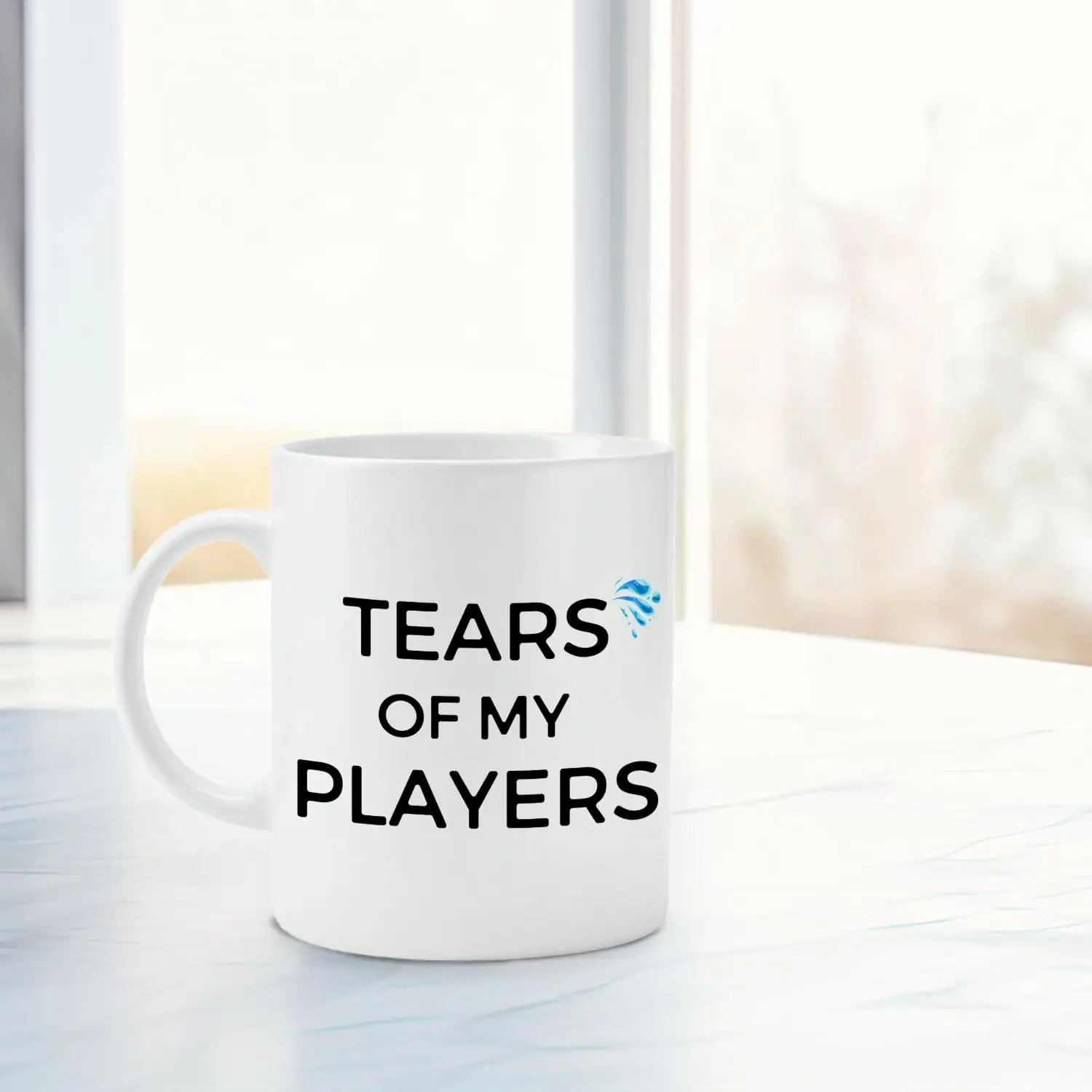 Tears of My Players" Funny Ceramic Mug - Perfect Gift for Coaches and Sports Enthusiasts, Unique and Humorous Design - Image 3