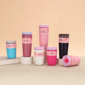 12/20oz Coffee Cup Stainless Steel Thermos Double-layer Vacuum Cup for Home and Office Portable Water Cup