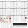 50 Pack 20 Oz Sublimation Tumblers Bulk Stainless Steel Double Wall Vacuum Insulated Cups with Straw Flat Edge Ideal for Custom