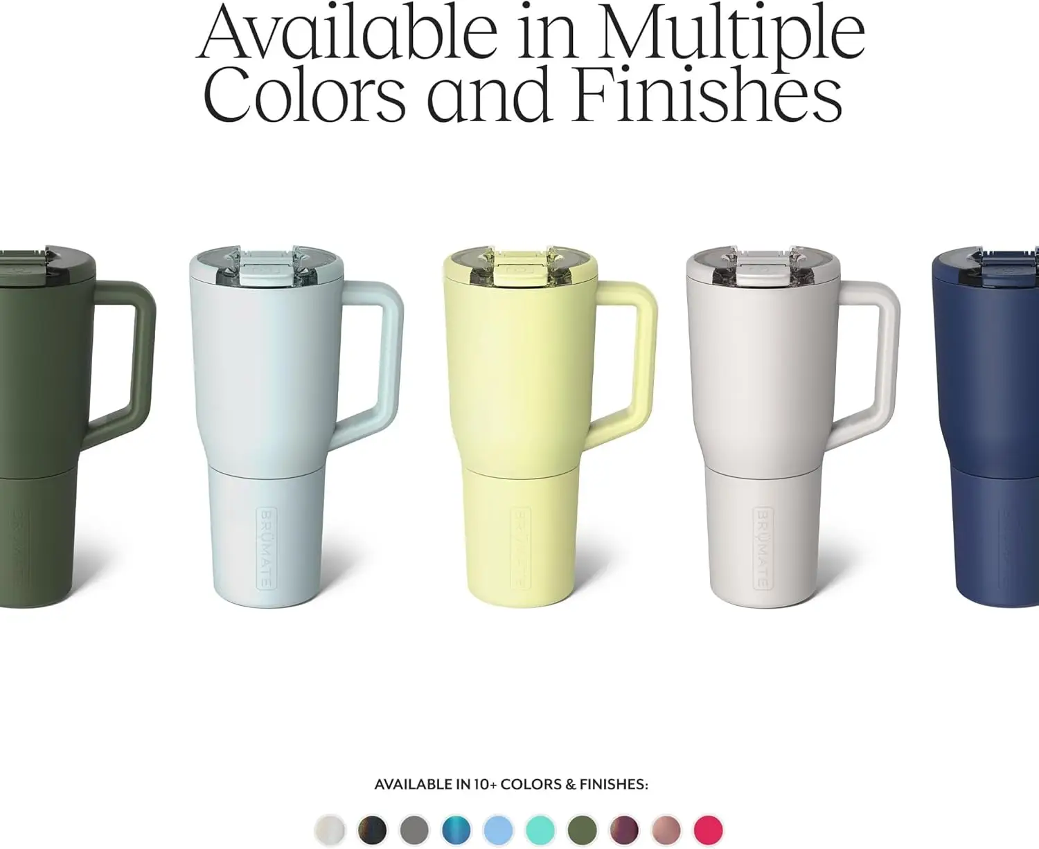 35oz Leak Proof Insulated Coffee Mug with Handle & Lid - Stainless Steel Travel Cup for Hot/Cold Drinks (Nightfall Blue) - Image 2