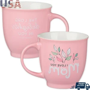 Inspirational Scripture Ceramic Coffee Mug Mom Microwave Safe Cute Encouraging Gift Mother's Day